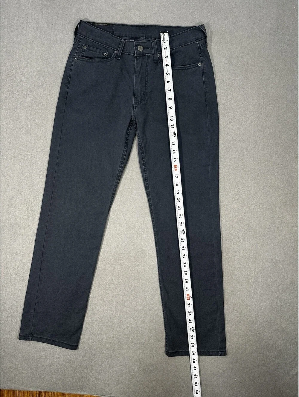Levi’s 514 Jeans Men’s 30x29.5 Gray Straight Fit Stretch Denim Pants